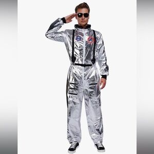 Astronaut Silver Space Suit Costume